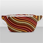 Waves Pattern Abstract Neutrals Waist Bag 