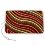 Waves Pattern Abstract Neutrals Pen Storage Case (M)