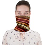 Waves Pattern Abstract Neutrals Face Covering Bandana (Adult)