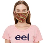 Waves Pattern Abstract Neutrals Cloth Face Mask (Adult)