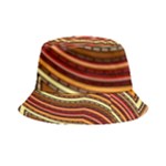 Waves Pattern Abstract Neutrals Inside Out Bucket Hat