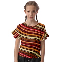 Kids  Cut Out Flutter Sleeves 