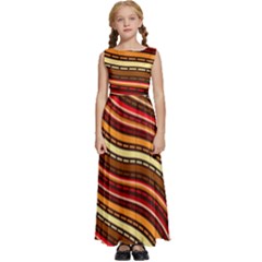 Kids  Satin Sleeveless Maxi Dress 