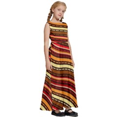 Kids  Satin Sleeveless Maxi Dress 