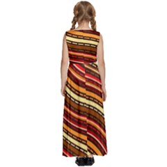 Kids  Satin Sleeveless Maxi Dress 