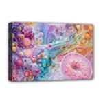 Cells Fluid Bubbles Deluxe Canvas 18  x 12  (Stretched)