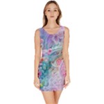 Cells Fluid Bubbles Bodycon Dress