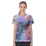 Cells Fluid Bubbles Women s Sport Mesh T-Shirt