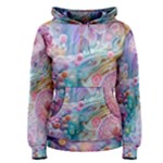 Cells Fluid Bubbles Women s Pullover Hoodie