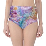 Cells Fluid Bubbles Classic High-Waist Bikini Bottoms