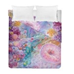 Cells Fluid Bubbles Duvet Cover Double Side (Full/ Double Size)