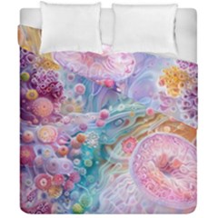 Cells Fluid Bubbles Duvet Cover Double Side (California King Size) from ArtsNow.com