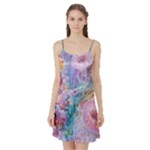 Cells Fluid Bubbles Satin Night Slip