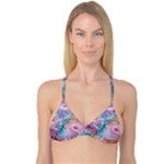 Cells Fluid Bubbles Reversible Tri Bikini Top