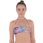 Cells Fluid Bubbles Tie Back Bikini Top