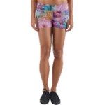 Cells Fluid Bubbles Yoga Shorts