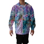 Cells Fluid Bubbles Kids  Hooded Windbreaker