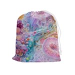 Cells Fluid Bubbles Drawstring Pouch (XL)