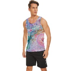 Men s Wide Collar Tank Top 