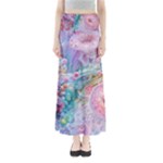 Cells Fluid Bubbles Full Length Maxi Skirt