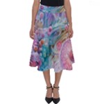 Cells Fluid Bubbles Perfect Length Midi Skirt