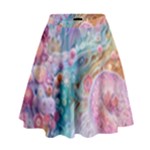 Cells Fluid Bubbles High Waist Skirt