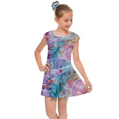 Kids  Cap Sleeve Dress 