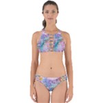 Cells Fluid Bubbles Perfectly Cut Out Bikini Set