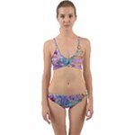 Cells Fluid Bubbles Wrap Around Bikini Set