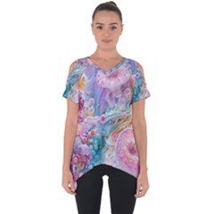 Cut Out Side Drop T-Shirt 