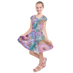 Kids  Short Sleeve Dress 