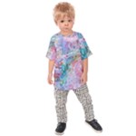 Cells Fluid Bubbles Kids  Raglan T-Shirt