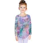 Cells Fluid Bubbles Kids  Long Sleeve T-Shirt