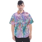 Cells Fluid Bubbles Men s Short Sleeve Shirt