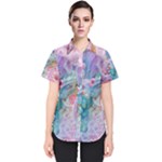 Cells Fluid Bubbles Women s Short Sleeve Shirt