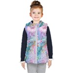 Cells Fluid Bubbles Kids  Hooded Puffer Vest