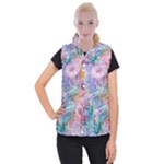 Cells Fluid Bubbles Women s Button Up Vest