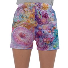 Women s Satin Sleepwear Shorts 