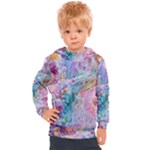 Cells Fluid Bubbles Kids  Hooded Pullover