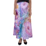 Cells Fluid Bubbles Flared Maxi Skirt