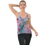 Cells Fluid Bubbles Chiffon Cami