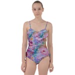 Cells Fluid Bubbles Sweetheart Tankini Set