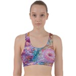 Cells Fluid Bubbles Back Weave Sports Bra