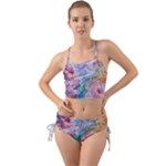 Cells Fluid Bubbles Mini Tank Bikini Set