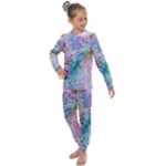 Cells Fluid Bubbles Kids  Long Sleeve Set 