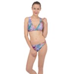 Cells Fluid Bubbles Classic Banded Bikini Set 