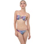 Cells Fluid Bubbles Classic Bandeau Bikini Set