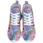 Cells Fluid Bubbles Women s Lightweight High Top Sneakers