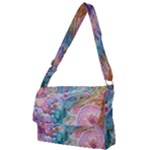 Cells Fluid Bubbles Full Print Messenger Bag (S)