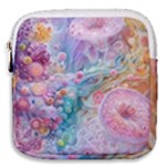 Cells Fluid Bubbles Mini Square Pouch